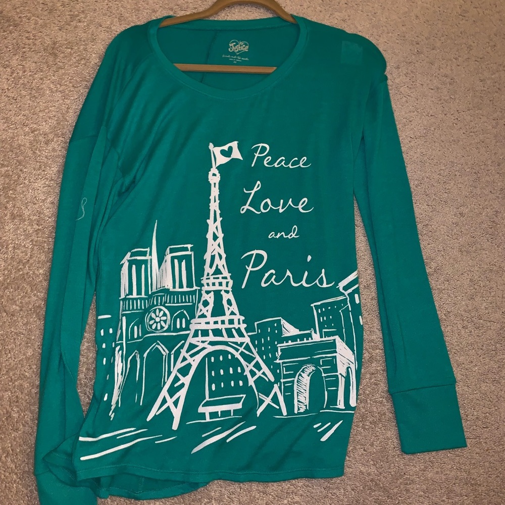 “Peace, love & Paris” shirt